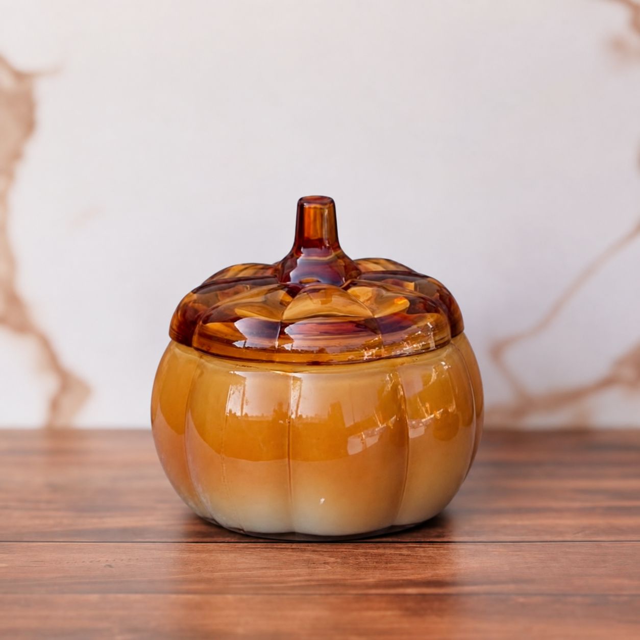 Petite Glass Pumpkin