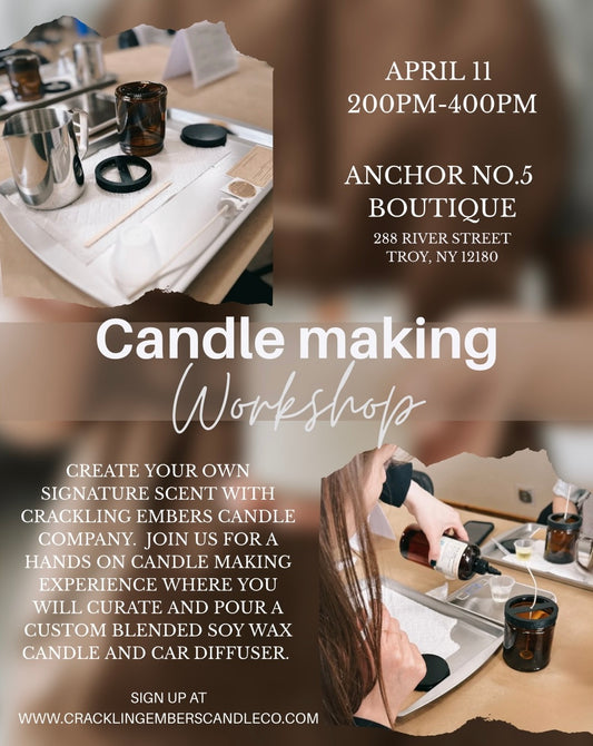 Anchor No.5 Boutique- Candle Workshop